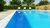 ALBISTONE Überlaufschwimmbecken QBIG Benefit 3x6x1,50 m Blau
