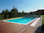 ALBISTONE Überlaufschwimmbecken Pool QBIG Benefit 3x6x1,50 m Weiß