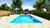 ALBISTONE Überlaufschwimmbecken Pool QBIG Benefit 3x6x1,50 m Weiß