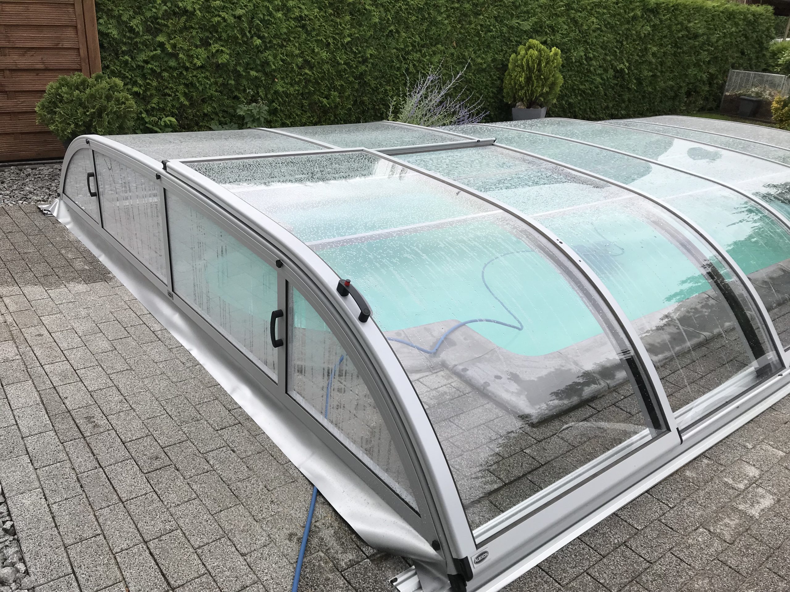 Dallas PK4mm Poolüberdachung